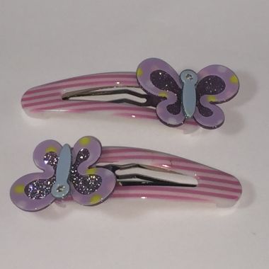 Kids snap clip with butterfly shape