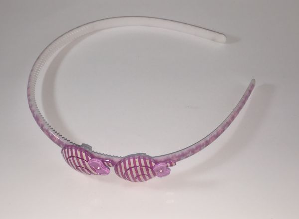 Patterned Head band with 2pcs patterned snail shape
