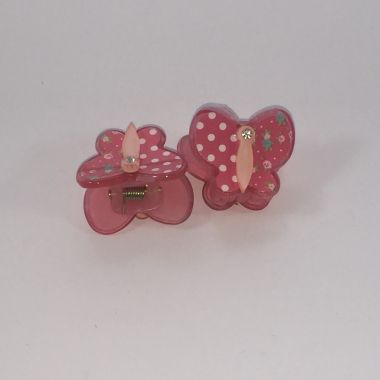 Butterfly shape small clips