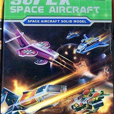 3D puzzle space aircraft