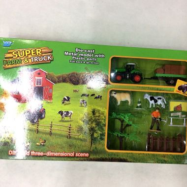 Farm truck with animals