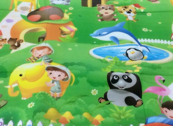 Baby playmat 1.8m x 2m double printed