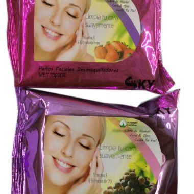 Make-up removal tissue 25 wipes