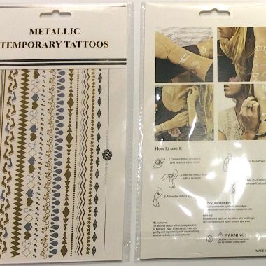 Metallic tattoo