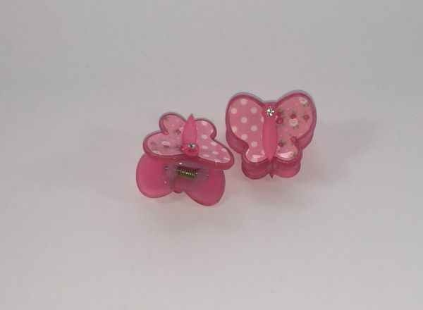 Butterfly shape small clips