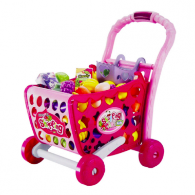 Shopping cart play set