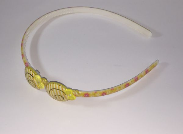 Patterned Head band with 2pcs patterned snail shape