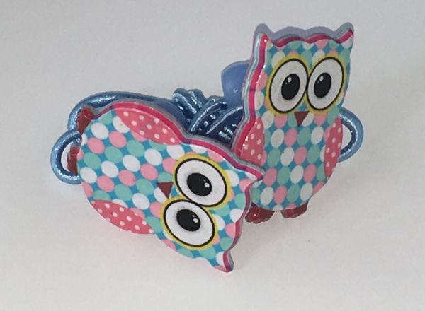 Elastic with patterned owl shape