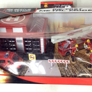 Fire rescue play set