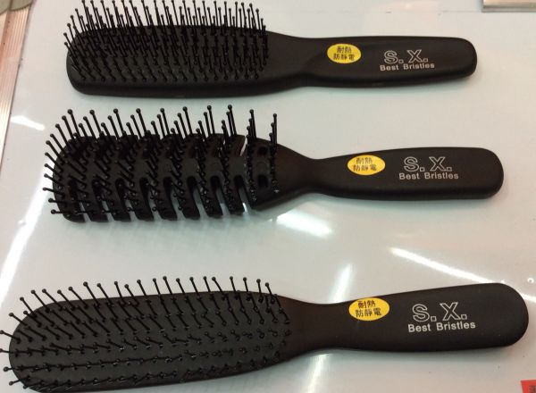 Hairbrush soft handle