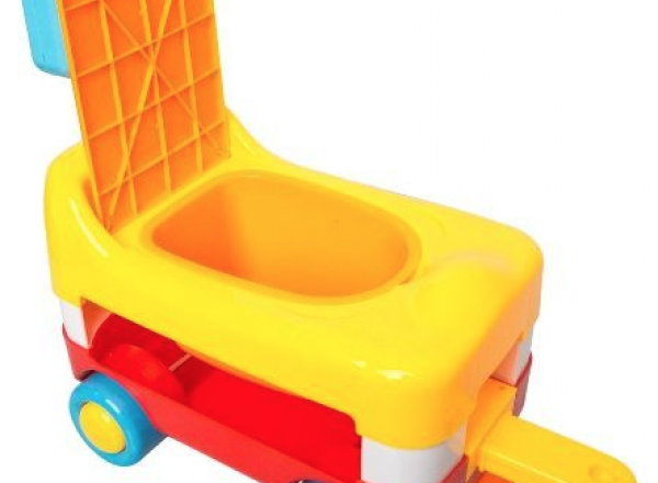 Baby walker toilet