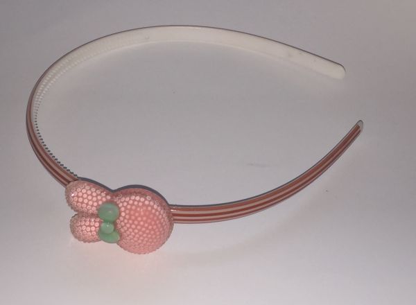 Patterned Head band with bunny shape