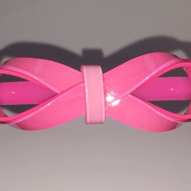 Head band with patterned bow