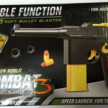 Soft bullet gun