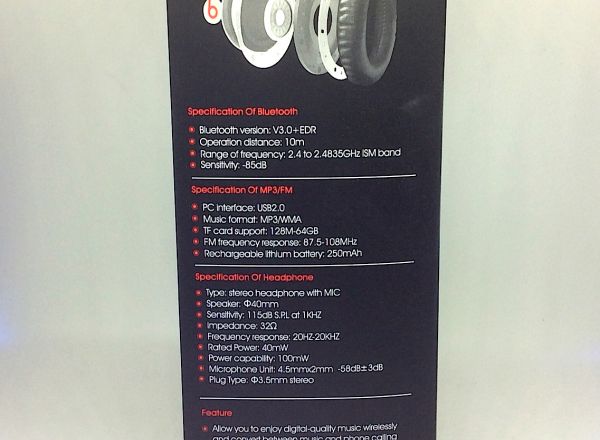 Bluetooth stereo headset