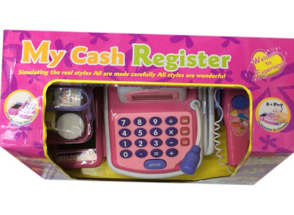 My cash register play set