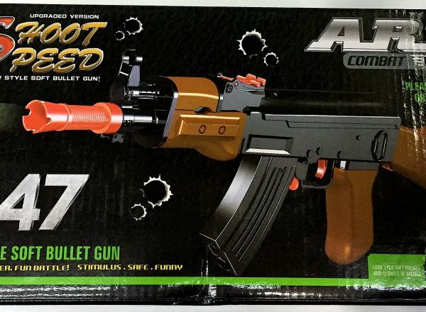 Soft bullet gun