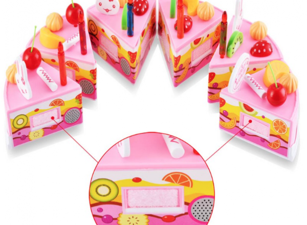 Birthday fruit cake play set