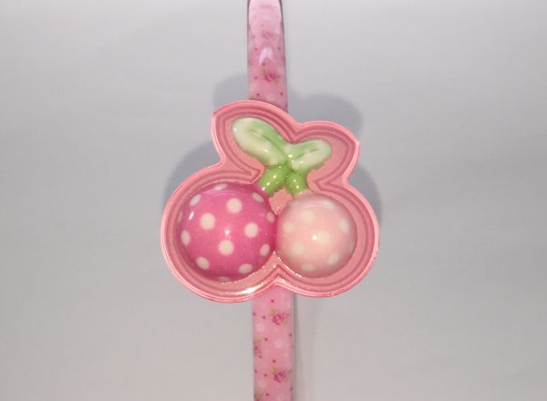 Patterned head band with fruit shape