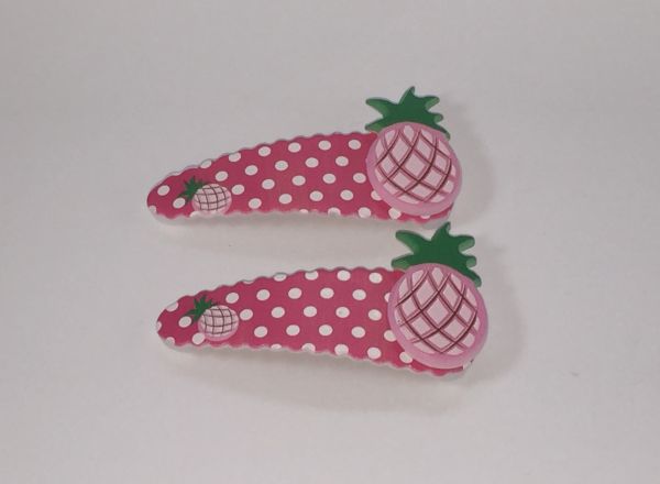 Kids snap clip with fruit shape