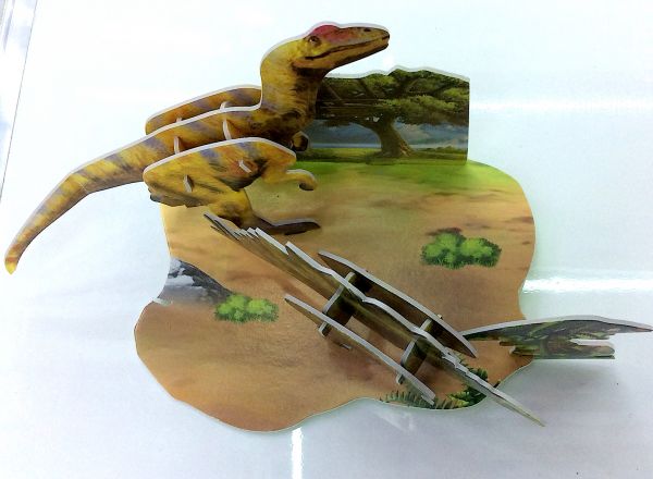 3D puzzle dinosaurs