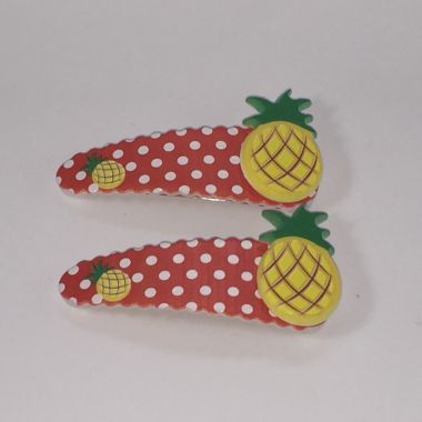 Kids snap clip with fruit shape