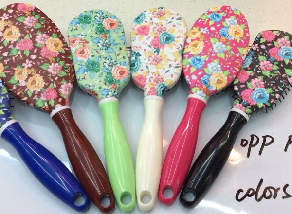 Hairbrush printed