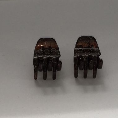 Double patterned hair clip 6020-S-C230B105