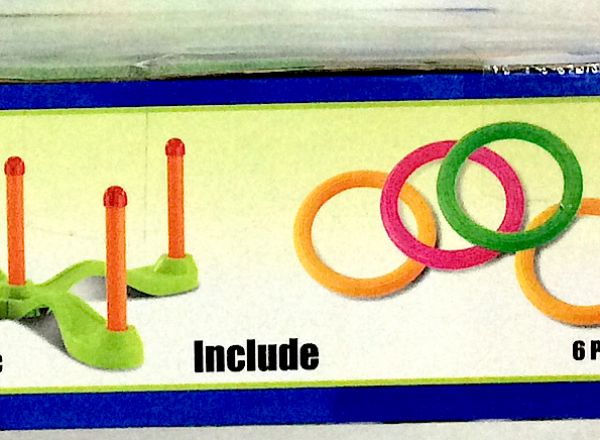 Ring toss play set