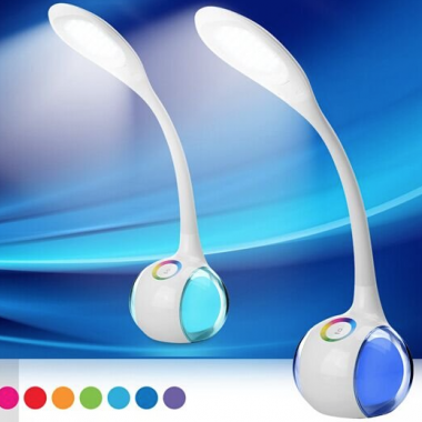 LED Desk Lamp Color Changeable Dimable