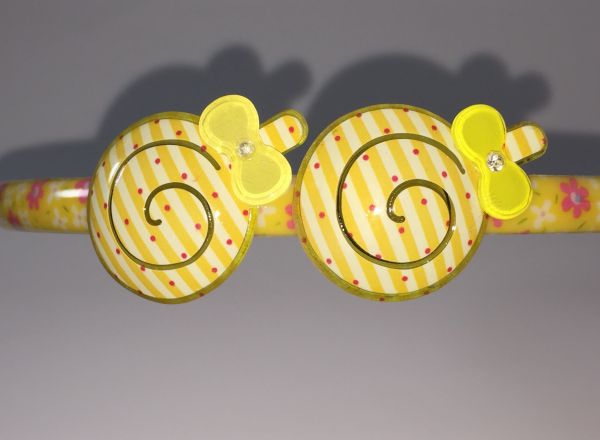 Patterned Head band with 2pcs patterned snail shape